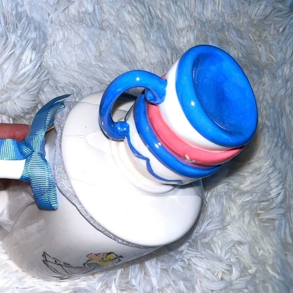 New Rae Dunn MAD TEA PARTY  ALICE in Wonderland Mug with Topper - Picture 4 of 4